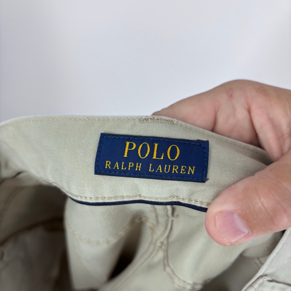 Polo Ralph Lauren 5 Pocket Chino Pants Mens 40x31 (Tag 40x32) Khaki Stretch Prep - Picture 8 of 11